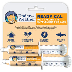 Under The Weather Ready Cal pour chat, flacon 100ml, soutien calorique potentiel