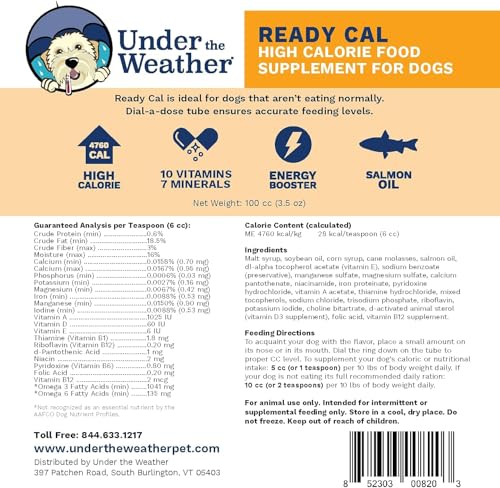 Under the Weather Ready Cal étiquette, guide d utilisation clair