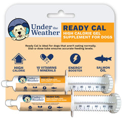 Under the Weather Ready Cal flacon-chien 100cc, booster calorique pratique