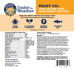Under The Weather Ready Cal pour chats – gel appétit stimulant l'appétit lors de convalescence.