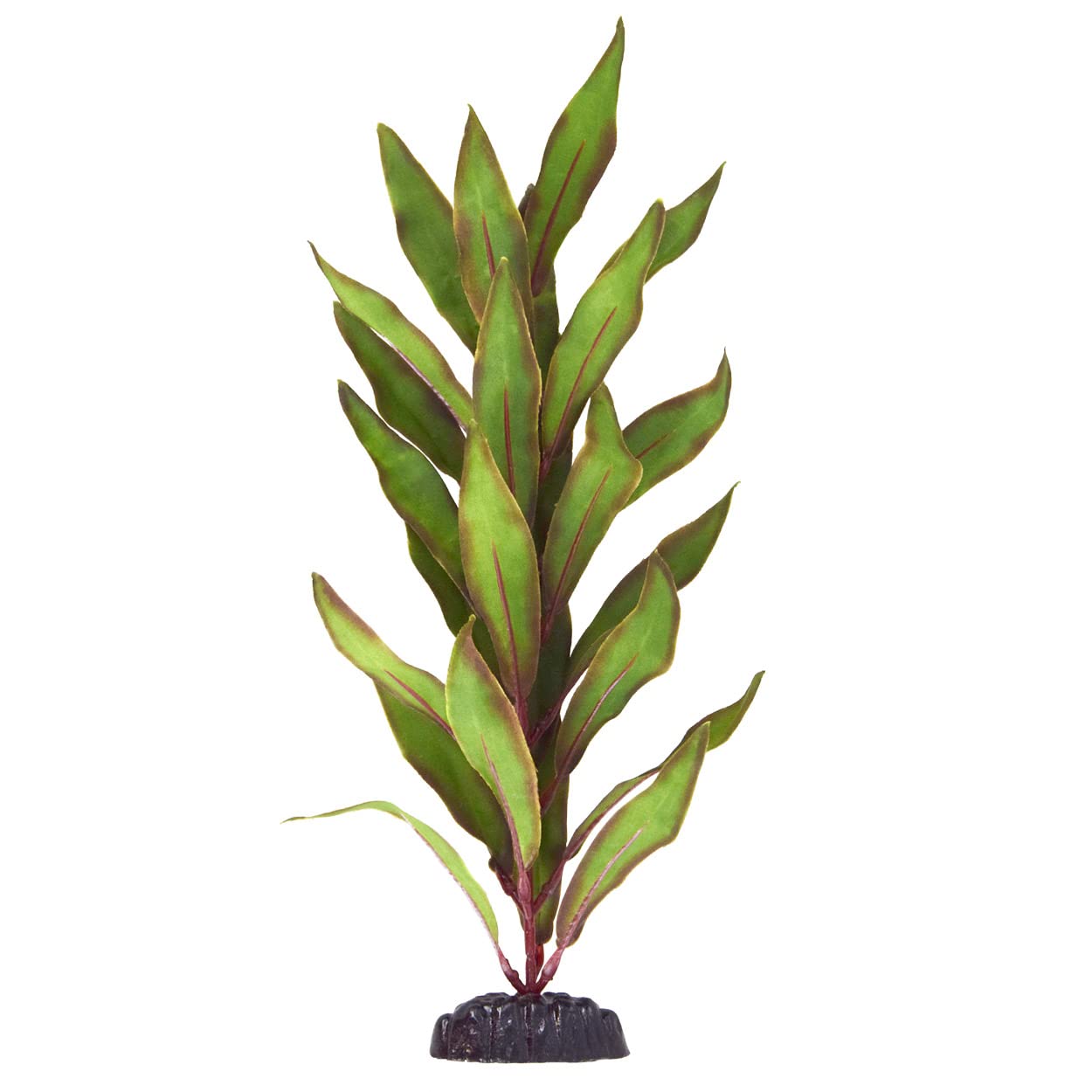 Underwater Treasures Silk Olive Hygro, plante décorative en soie pour un habitat aquatique naturel.