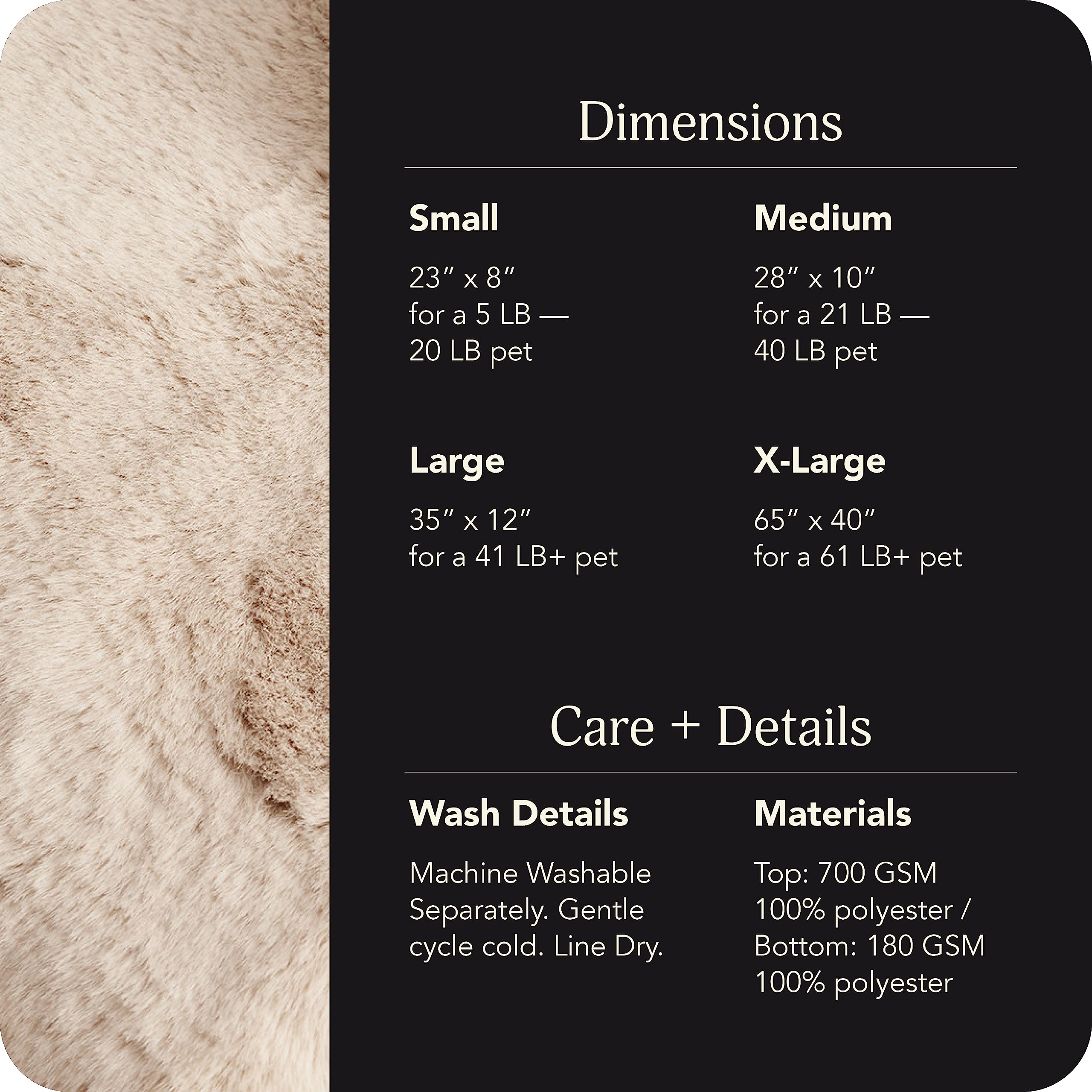 Tissu faux fourrure doux UnHide Floof pour un sommeil agréable.