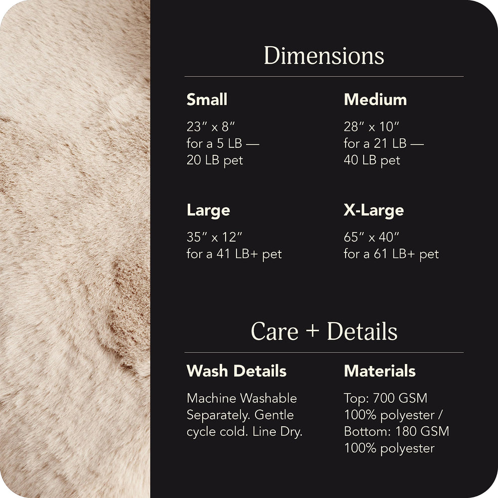 Tissu faux fourrure doux UnHide Floof pour un sommeil agréable.