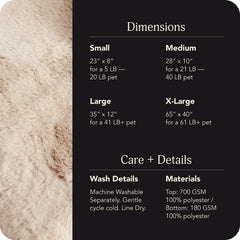 Tissu faux fourrure doux UnHide Floof pour un sommeil agréable.