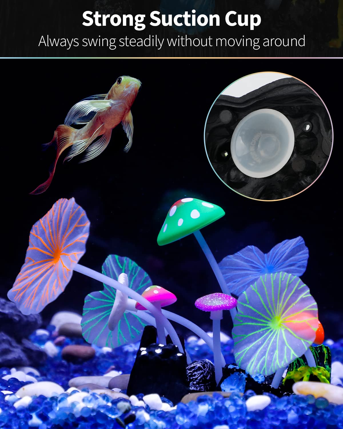Uniclife ambiance aquarium colorée et vivante.