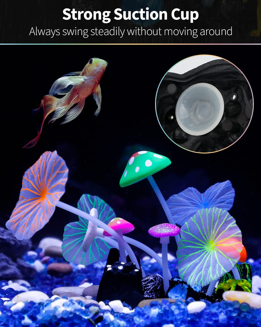 Uniclife ambiance aquarium colorée et vivante.