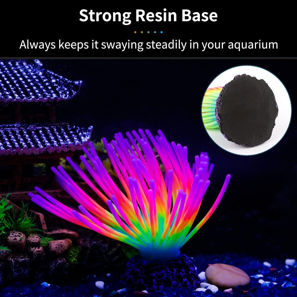 Matériau silicone doux, sans danger pour les poissons.