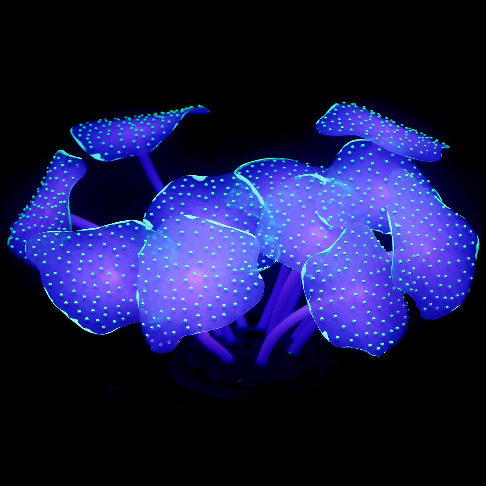 Uniclife corail artificiel boule vert lumineux, décor apaisant pour aquarium.