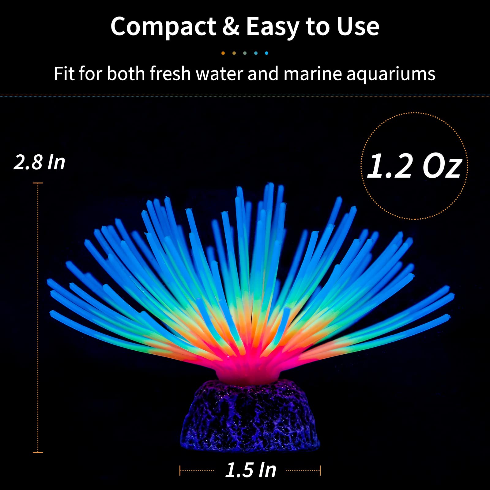 Décor d'aquarium Uniclife, mise en place facile et rapide