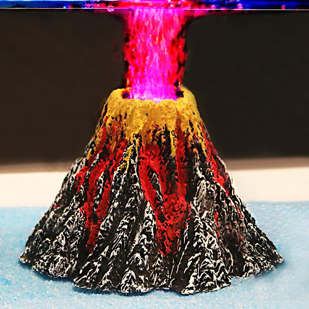 Volcan Uniclife en résine: décor sûr et réaliste pour l'aquarium.