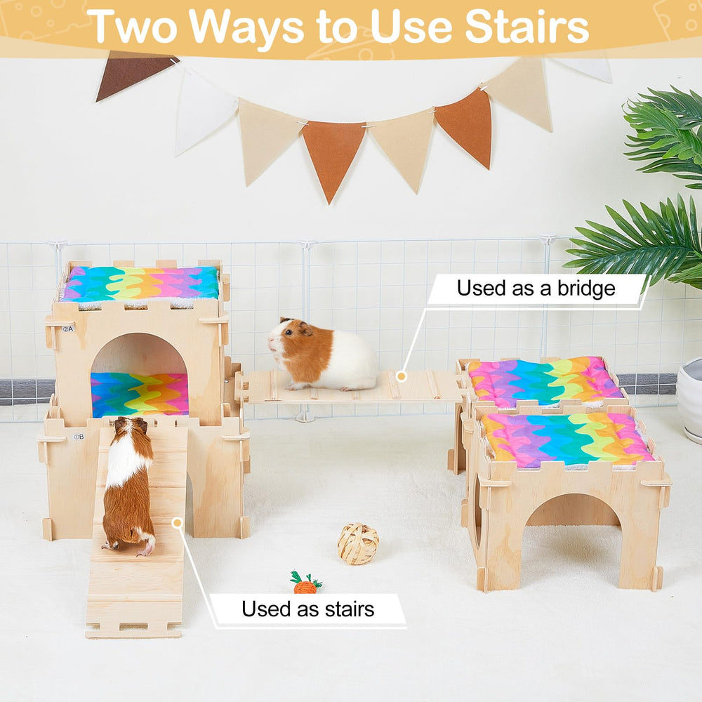 Grand habitat Unicorn Catcher offre espace généreux pour cobayes et petits animaux.