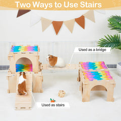 Grand habitat Unicorn Catcher offre espace généreux pour cobayes et petits animaux.