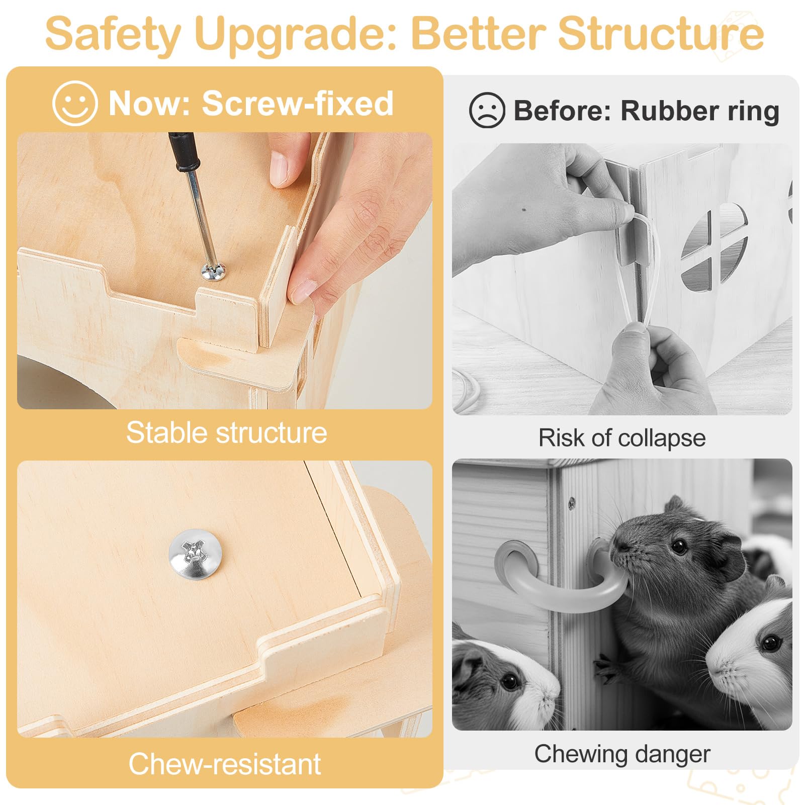 Habitat Unicorn Catcher avec portes multiples pour accès rapide et ventilé.