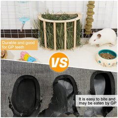 Porte-foin Unicorn Catcher pour lapin, accès facilité.