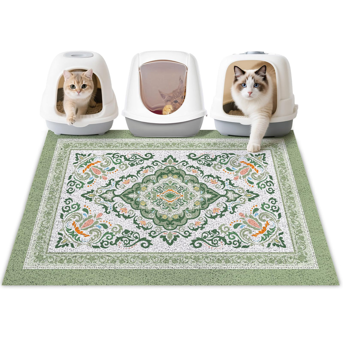 Tapis Unicorn Catcher 40x30 prête à capturer les grains et simplifier le nettoyage.
