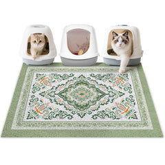 Tapis Unicorn Catcher 40x30 prête à capturer les grains et simplifier le nettoyage.