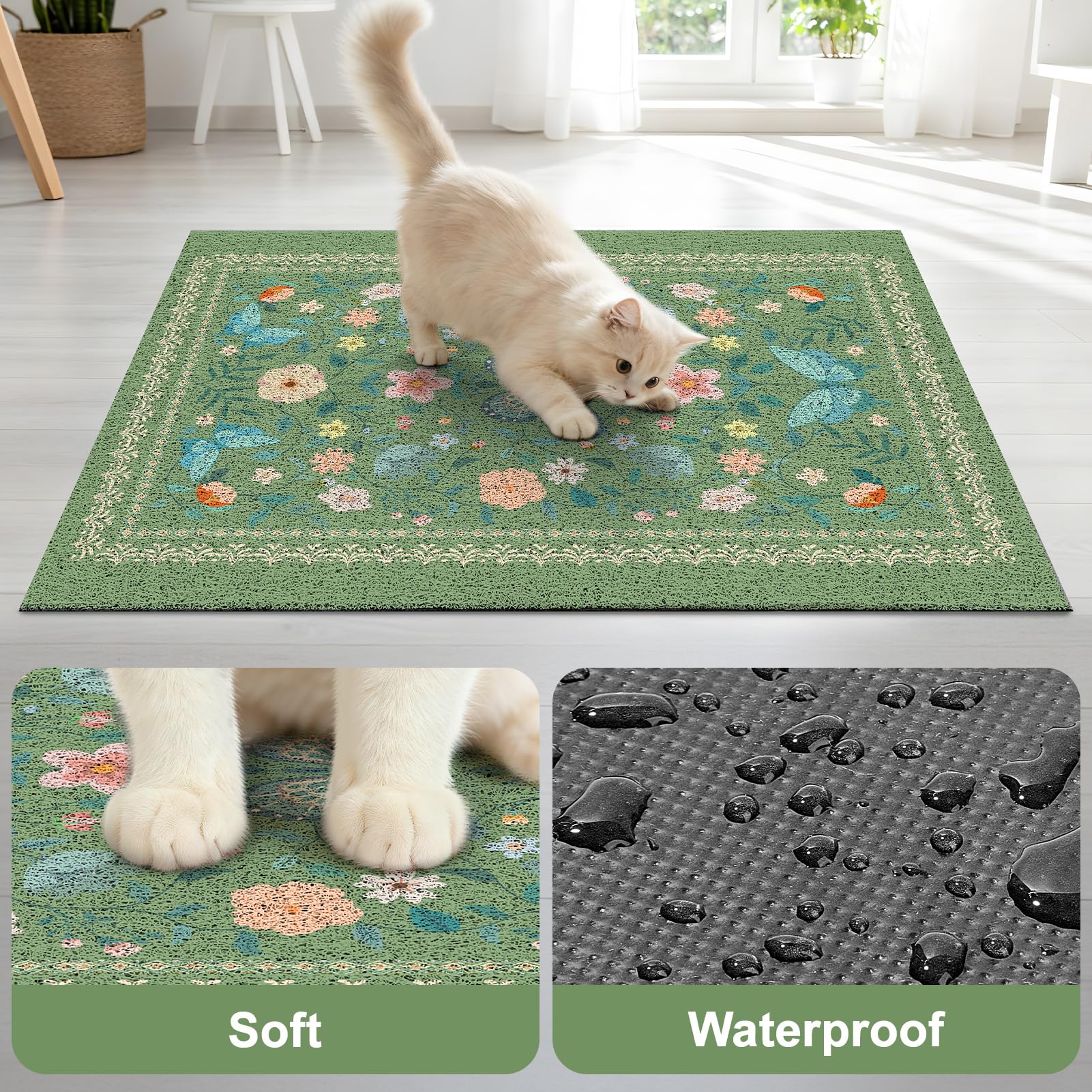 Unicorn Catcher surface douce assure le confort des pattes du chat.