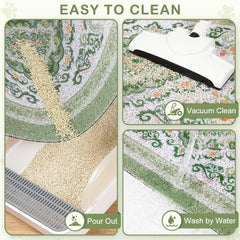 Tapis Unicorn Catcher nettoyage facile: secouer ou laver.