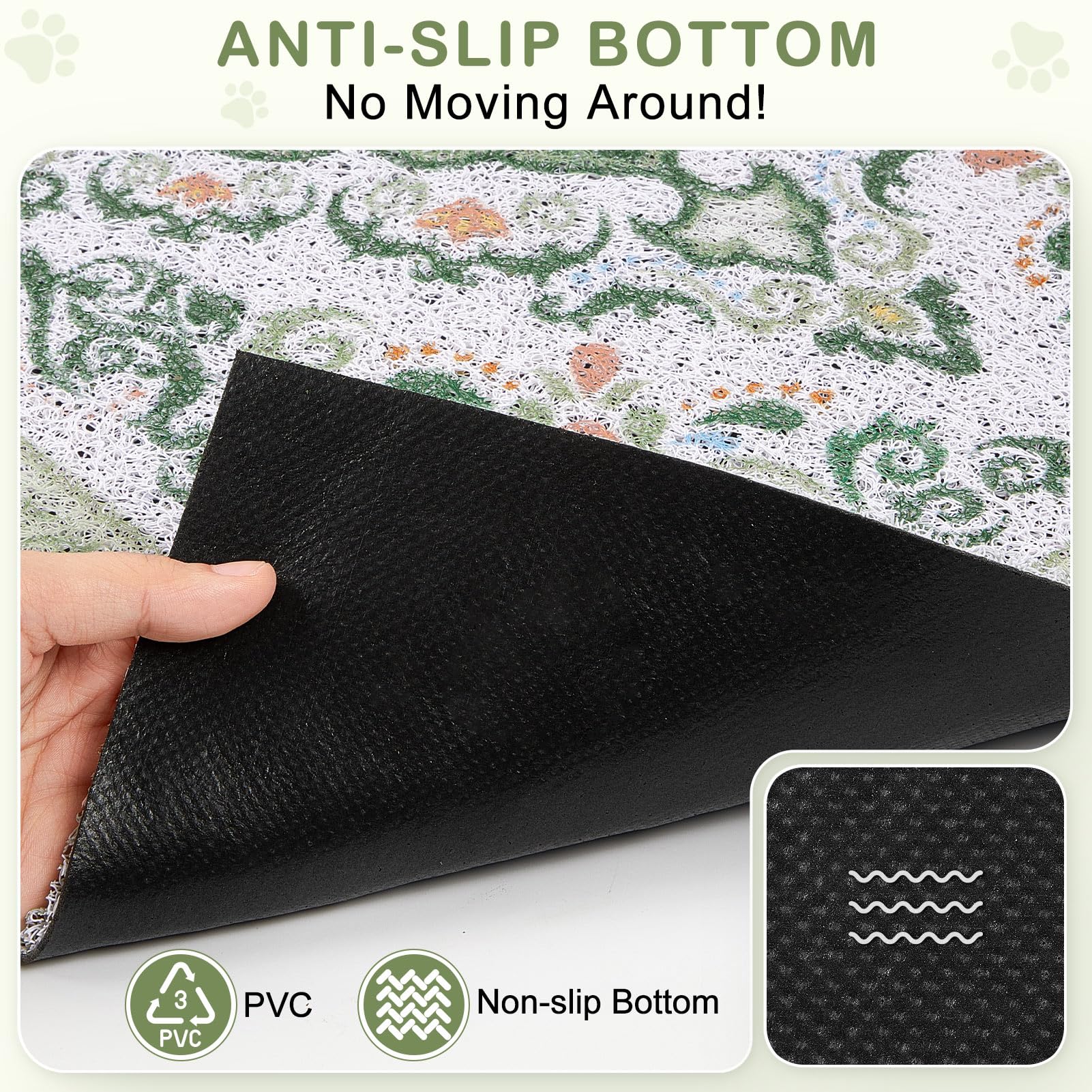 Tapis Unicorn Catcher, nettoyage rapide: secouer, aspirer ou laver à l'eau savonneuse.