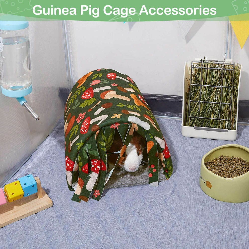 Tunnel Unicorn Catcher dans cage de petits animaux, jeu et sieste en douceur.