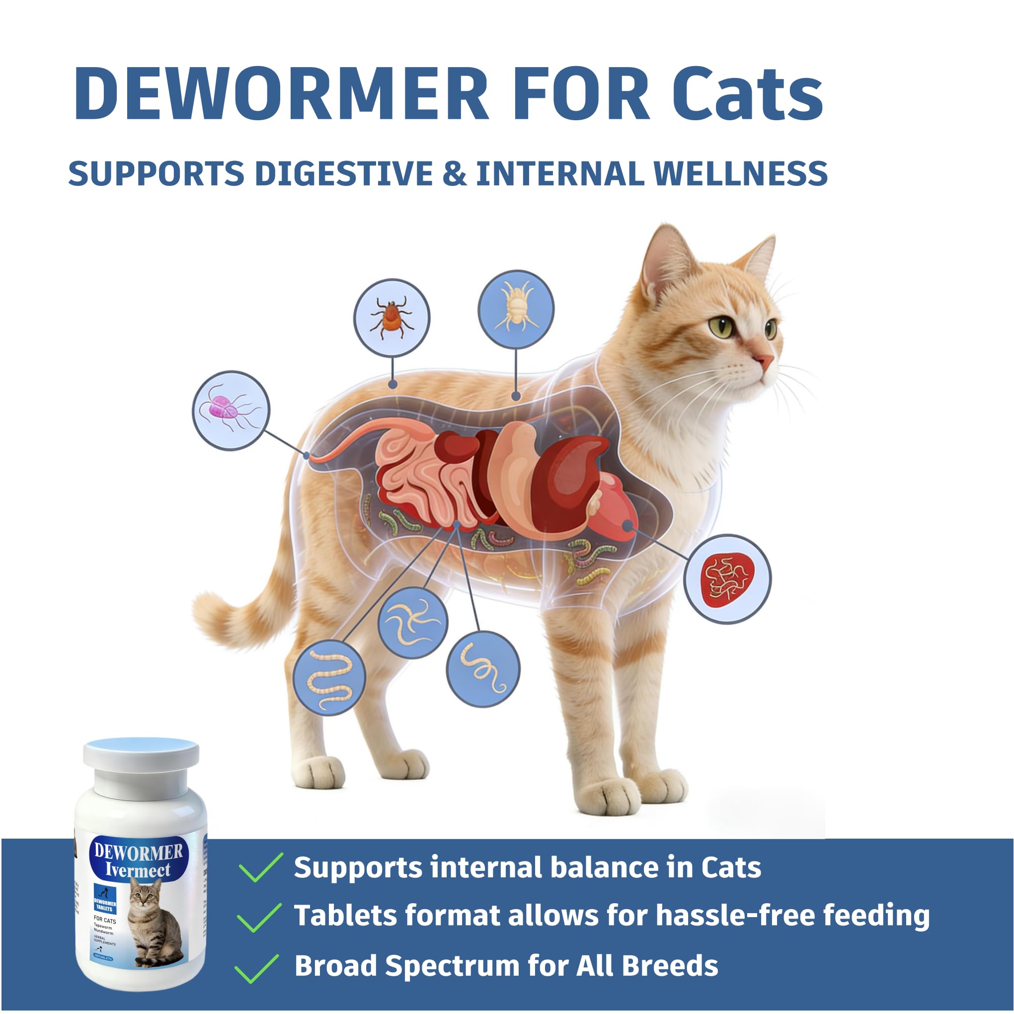 Dose quotidienne Unikuche pour chats, intégration facile dans la routine.