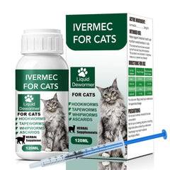 Flacon Unikuche Lvermect prêt à soutenir la digestion des chiens et chats.