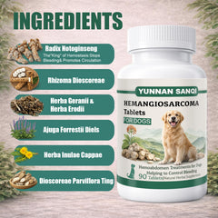 Unikuche Sanqi pour chien – renforcement des vaisseaux et récupération tissulaire