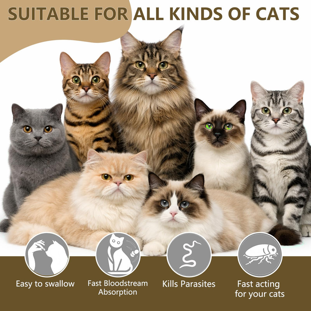 Unikuche Vermifuge Chat – adapté pour chatons et chats adultes.