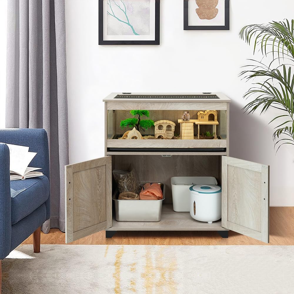 Armoire rangement intégrée Unipaws pour accessoires et fournitures.