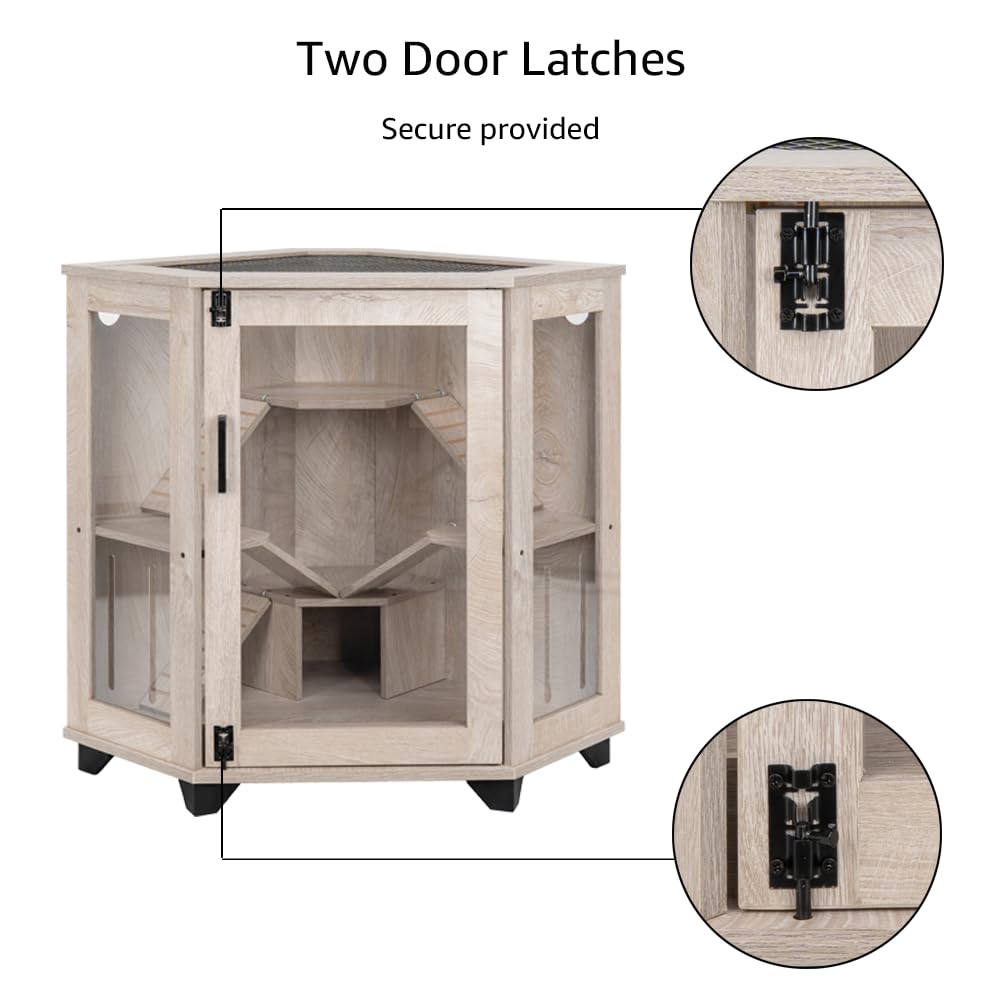 Unipaws cage design meuble coin pour decor harmonieux