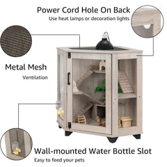 Unipaws cage maison interieure pour repos et jeux
