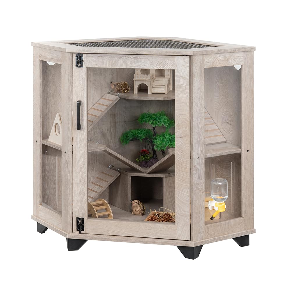 Unipaws cage aperçu coin pour petits animaux et espace optimisé