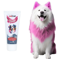 UNIPUP Coloration poil rose: teinte vive pour chiens et chats.