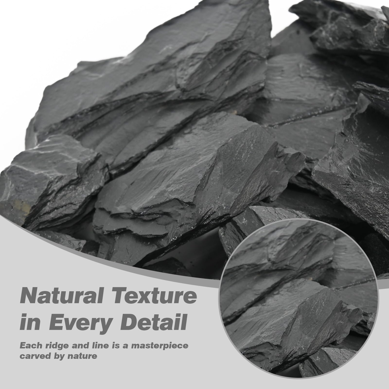 Unocho ardoise naturelle — habitat tortue et reptiles durable et sûr.