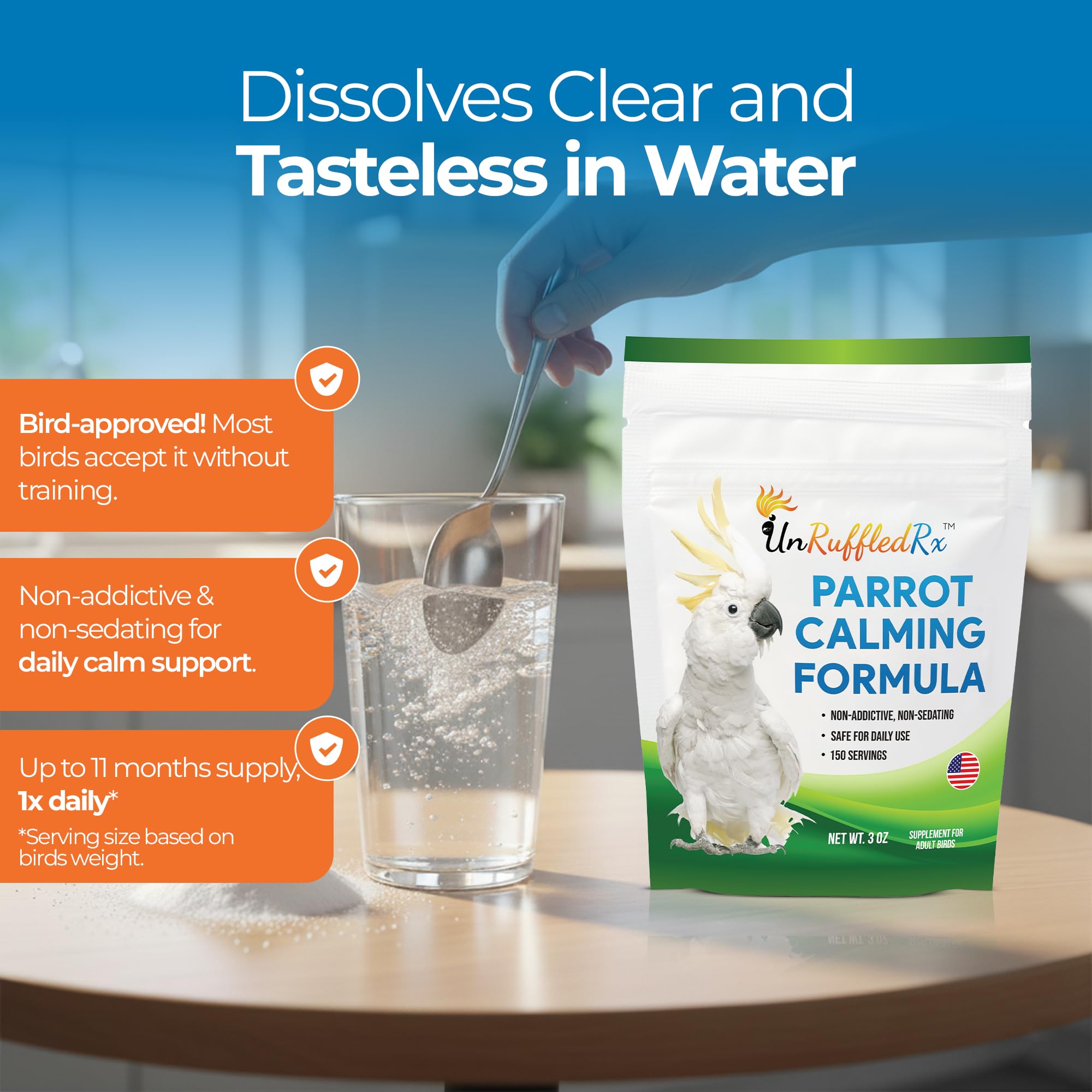 UnRuffledRx Qualité-USA: produit fabriqué aux États‑Unis avec des ingrédients premium