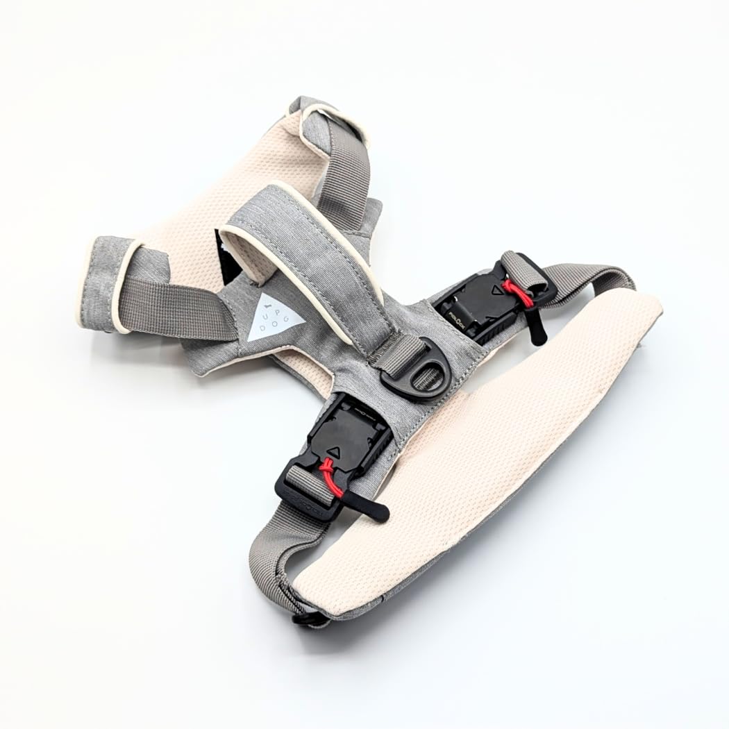 Harnais Up Dog Toys avec fermeture magnétique pour enfiler facilement.