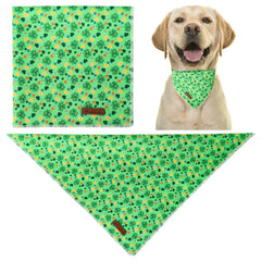 UP URARA PUP bandana coton vert doux, idéal pour chien et chat et peau sensible.