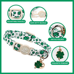 Collier UP URARA PUP avec boucle de sécurité et libération rapide pour plus de sécurité.