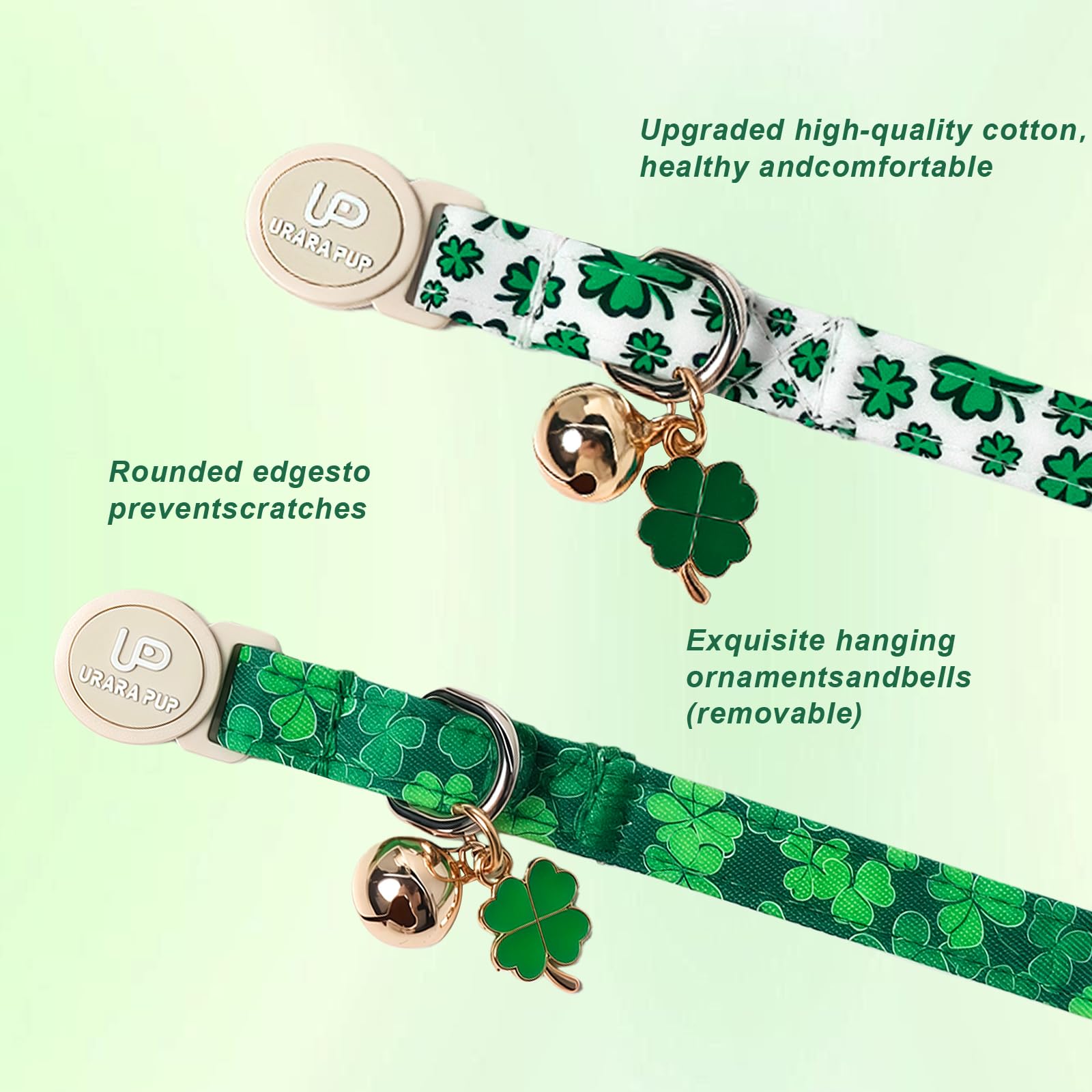 Collier UP URARA PUP avec cloche, utile pour repérer votre chat et prévenir les petits animaux.