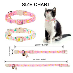 Collier UP URARA PUP coton léger, douceur pour chat