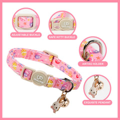 Collier UP URARA PUP paques motif œufs, visuel festif