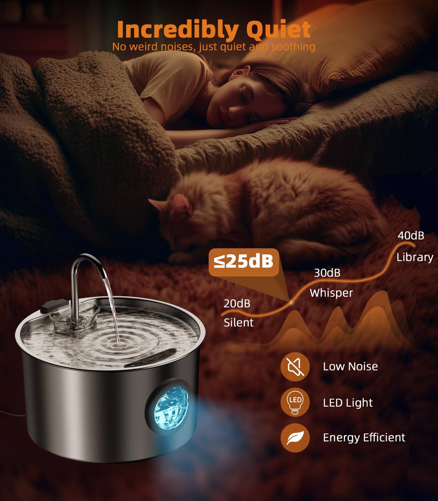 UPAWPIA filtration triple pour eau plus propre et fraîche.