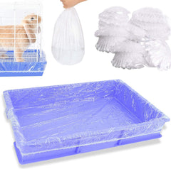 Upcessory film jetable pour cage, clair et transparent, facilite l'observation des excréments.