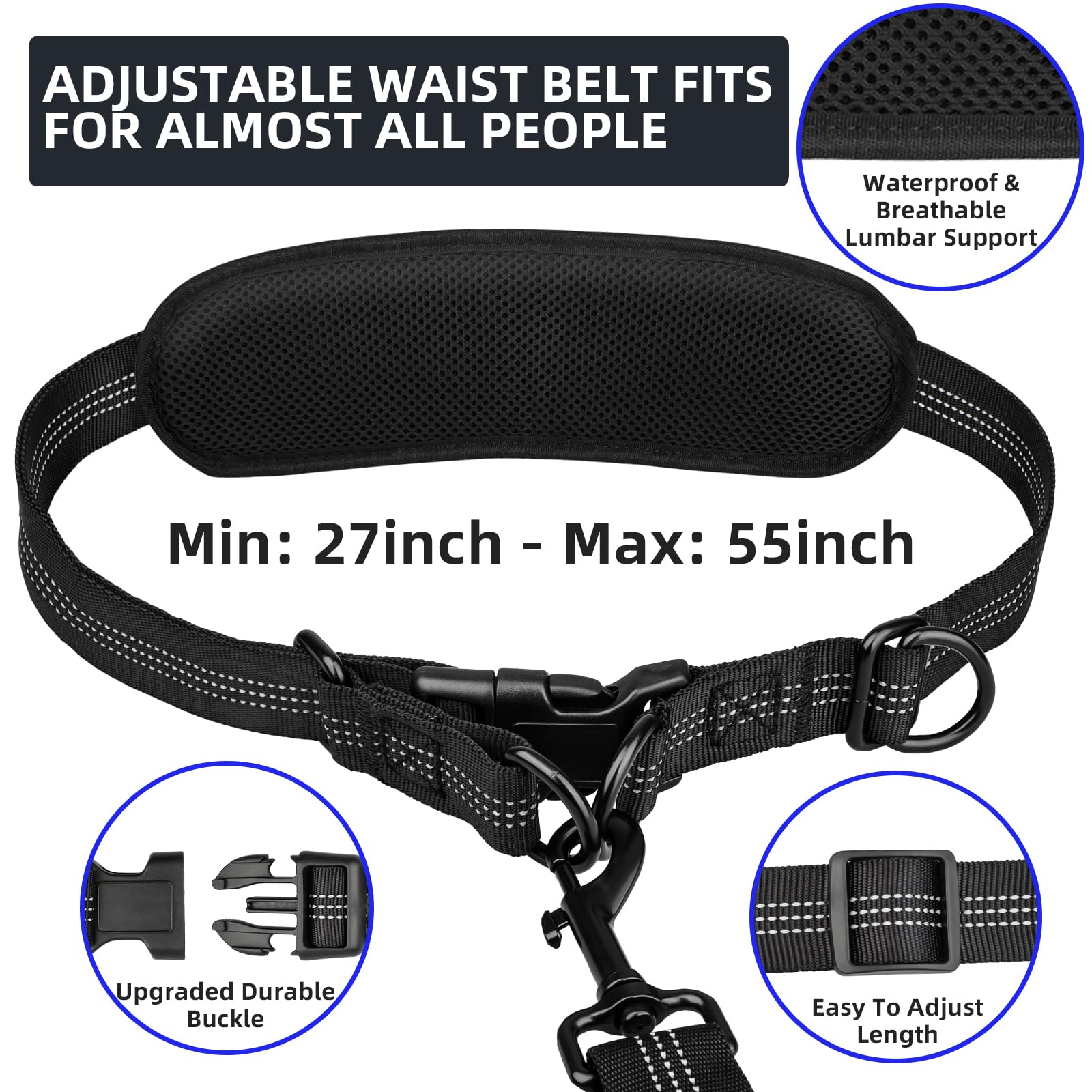 Corde élastique réfléchissante qui absorbe les chocs