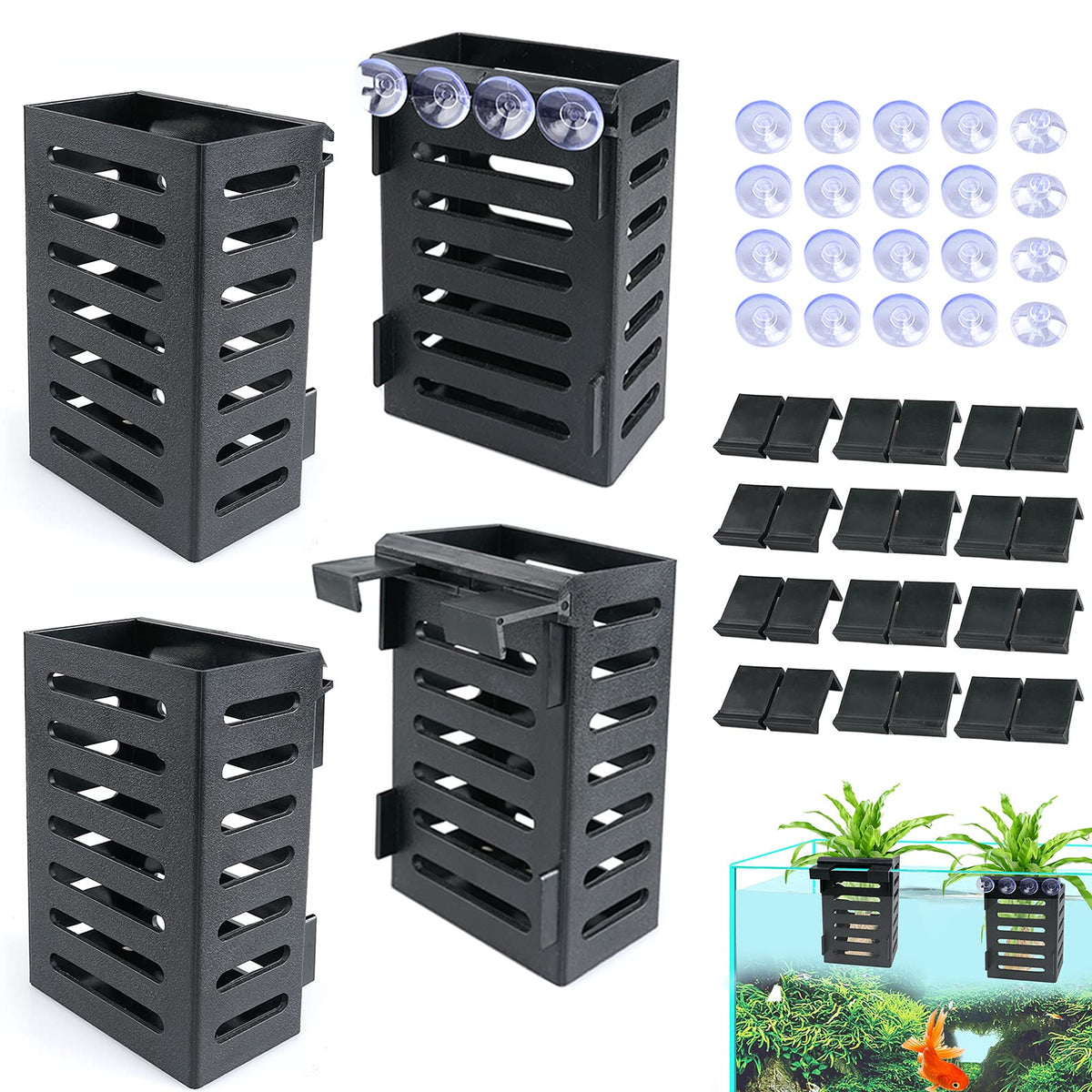 Porte-plante Uprony en suspension pour aquarium, décor élégant.