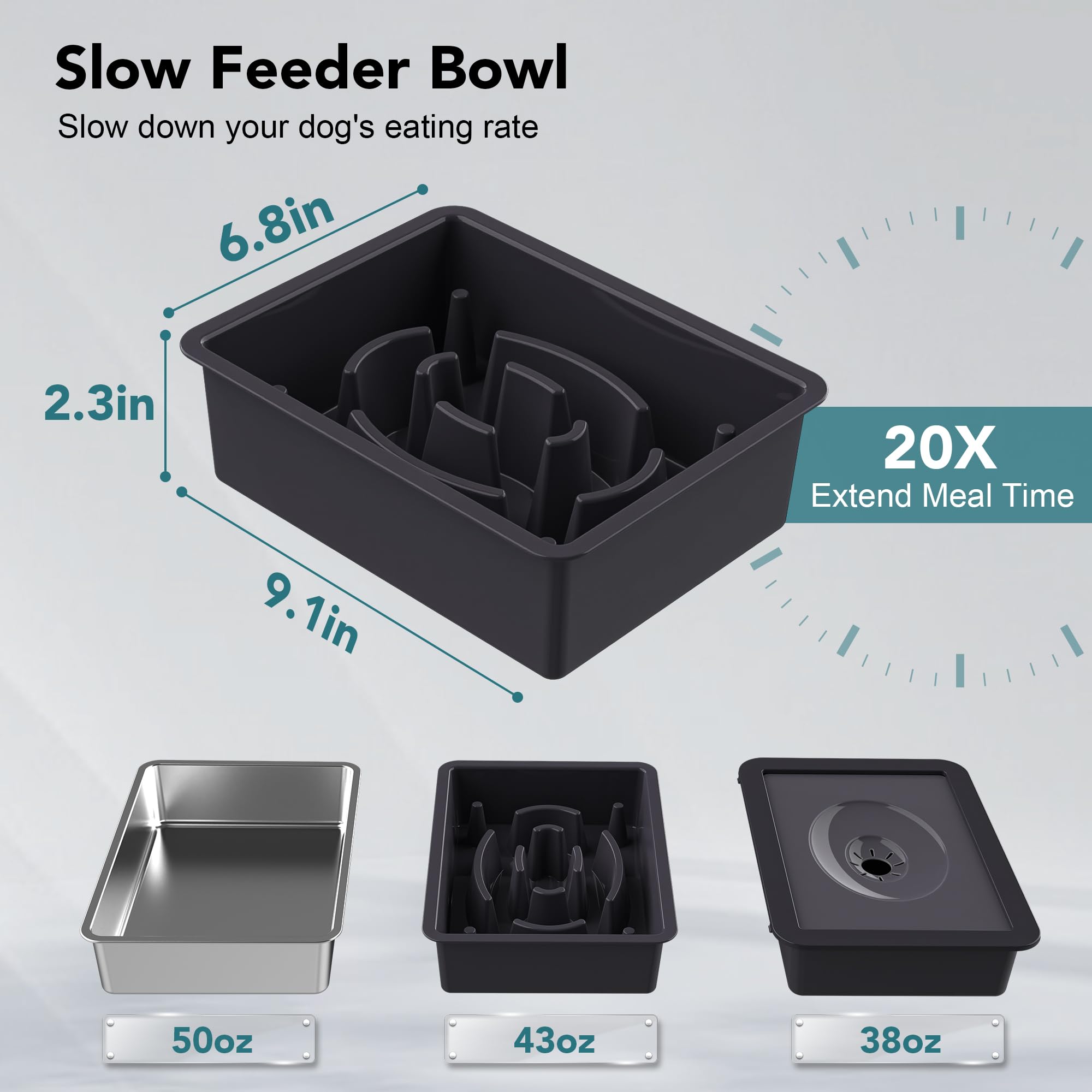 Bol ralentisseur UPSKY pour manger plus lentement et mieux contrôler l’ingestion.