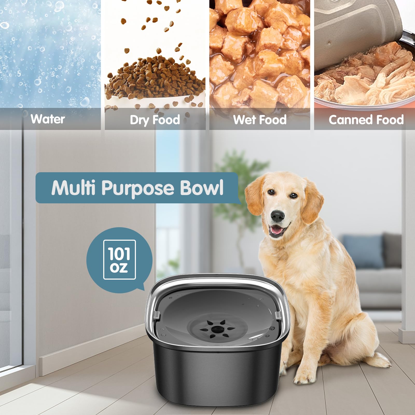Upsky bol eau: hydratation stable pour votre chien.