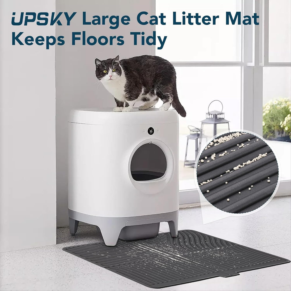 Upsky tapis litière chat protège le sol et réduit les éclaboussures