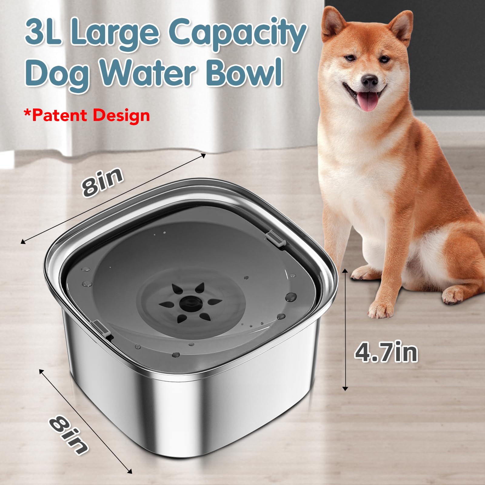 Upsky bol inox 304 durabilite et hygiène élevées pour chiens