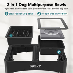 Upsky base anti-dérapante stable pour repas
